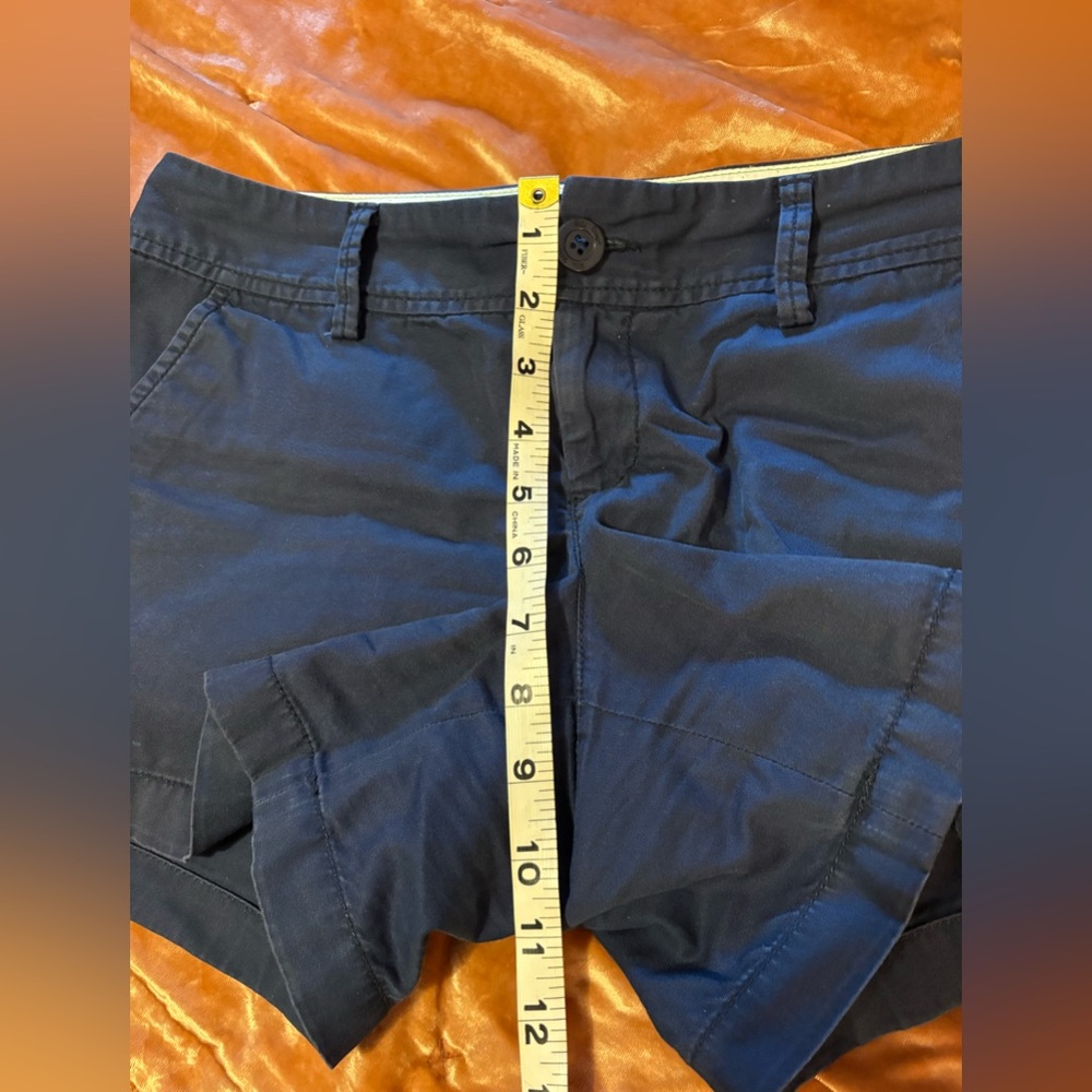 Navy Blue The Callahan Shorts Casual Cotton Chino Flat Front Preppy Style Summer - Picture 8 of 9